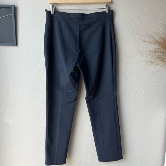 Akris Punto Trouser Pants Navy Blue Slim Fitted Tailored Pants Size 8‎ - Picture 7 of 8